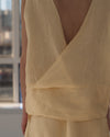 BASERANGE 25 Autumn/Winter Garlin Top Vest BAS-TSGA-FL-AU25-ANA YELLOW